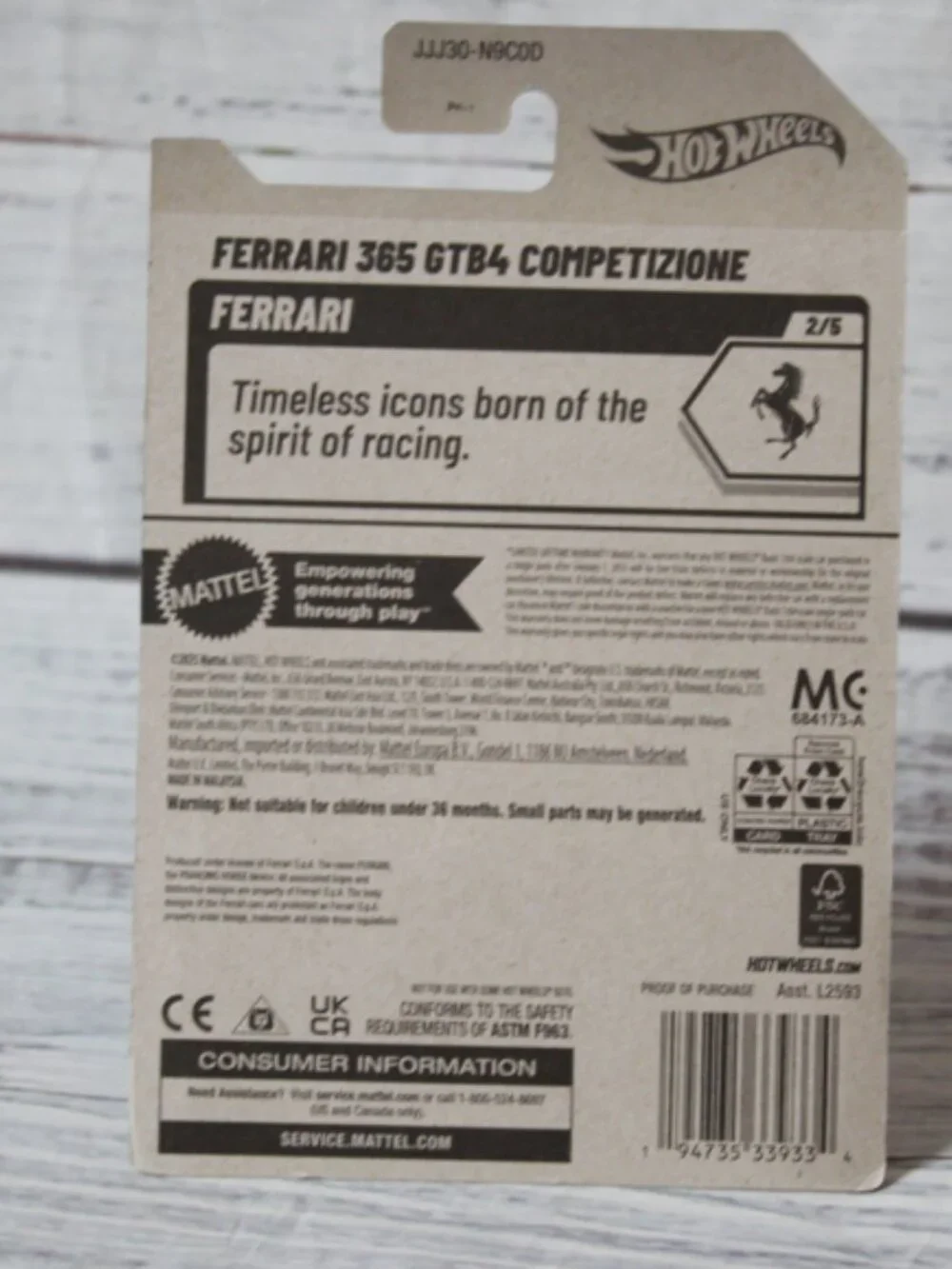Hot Wheels Ferrari 365 GTB4 Competizione Ferrari New 2026